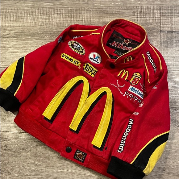 Kids Red Racing Jacket - Picture 3 of 5